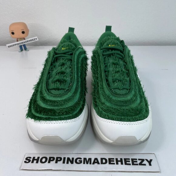 [US 8] NIKE AIR MAX 97 NRG Grass Spikeless Golf Shoes Cleats Turf Green Yellow main image 4